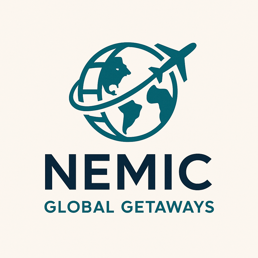 Nemic Global Getaways Logo Nemic Global Getaways Travel Agent Luxury travel luxury vacation agent